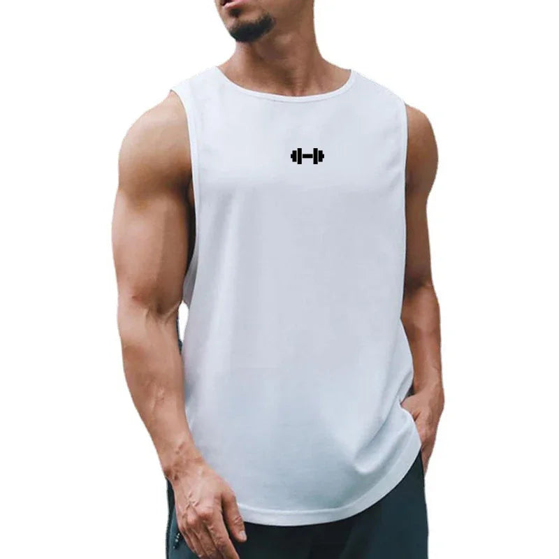 Summer Mens Gym Tank Tops Fitness Clothing Mesh Quick Dry Loose Fit Bodybuilding Sleeveless T Shirts Men Fashion Basketball Vest